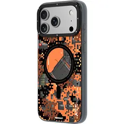 Чохол YoungKit Camouflage with Magnetic Ring для Apple iPhone 17 Pro Orange Camo [168251] - мініатюра 3