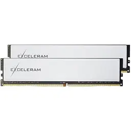 Модуль пам'яті для комп'ютера DDR4 16GB (2x8GB) 3200 MHz Black&White eXceleram (EBW4163216AD) - мініатюра 2