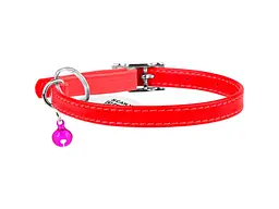 Нашийник для тварин WAUDOG Glamour з QR паспортом Д 17-20 см червоний (32753) - мініатюра 2