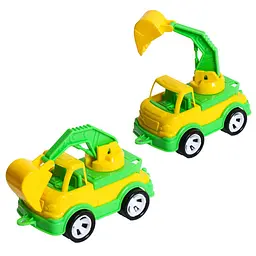 Дитячий екскаватор Mini Matik 002/4BMS (Yellow) рухома стріла, 13,5 см
