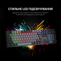 Клавіатура GamePro Blue Switch механічна (MK105B) - мініатюра 9