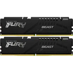 Оперативна пам'ять Kingston Fury 32GB (2x16GB) DDR5 5200MHz Beast Black (KF552C36BBEK2-32)