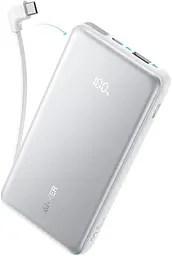 Зовнішній акумулятор Anker 10000mAh 22.5W PD Built-In USB-C Cables (A110DH21)