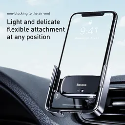 Автотримач для телефона Baseus Mini Electric Car Holder SUHW01-01 - мініатюра 3