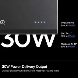Портативний зарядний пристрій PowerArc ArcPack USB-C 15000 mAh 60 W PD Black (PA1801) - мініатюра 4