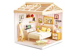 Конструктор-румбокс 8004 MINI HOUSE серії "Інтер'єр" – Спальня (світло) - мініатюра 5