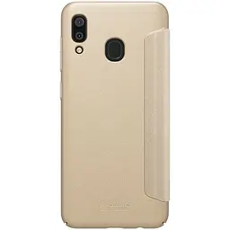 Чохол-книжка Nillkin Sparkle Leather Case Samsung Galaxy A30 Gold - мініатюра 2