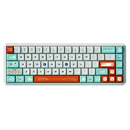Клавіатура бездротова Motospeed Darmoshark K5 Gateron Silver Pro RGB Custom (dmk5cgspro)