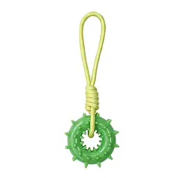 Іграшка для жування Derby TPR Ring + Rope Dog Toy - мініатюра 1