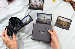 Подарунковий набір Фотопринтер Fujifilm Instax Link Wide, Фотопапір 20 шт, Сірий чохол, Фотоальбом на 64 фото Сірий - мініатюра 9