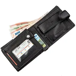Чоловічий універсальний гаманець ST Leather 18836 чорний - мініатюра 6