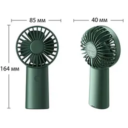 Портативний вентилятор Xiaomi JisuLife Handheld Fan Life6 (FA20X) Green - мініатюра 4
