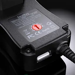 Багатофункціональний адаптер SoulBay 30W 3–12V з USB та набором насадок - мініатюра 9