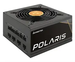 Блок живлення 750 Вт, Chieftec POLARIS, чорний, модульний, 80+ золотистий, Active PFC, 12 см, 3xMolex/8xSATA/4x6+2-pin