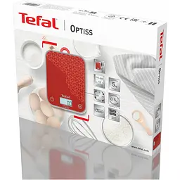 Ваги кухонні Tefal Optiss червоний 5 кг (BC50D7V0) - мініатюра 13