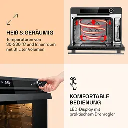 Парова духовка Klarstein VaporChef (10036173) - мініатюра 4