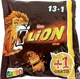 Батончики Nestle Lion mini 13s