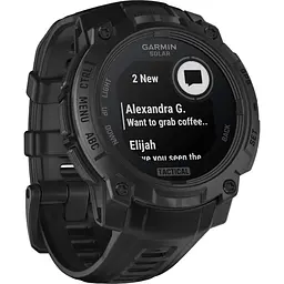Смарт-годинник Garmin Instinct 3 50mm AMOLED Tactical Edition Black with Black Band (010-03020-50) [135857] - мініатюра 3