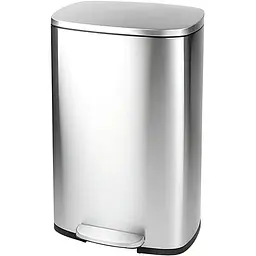 Відро для сміття з плавним закриттям прямокутне Mixxus Bevel-TC0112 SS Color 12л нержавіюча сталь MI7087, Нержавіюча сталь