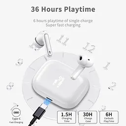 Бездротові навушники Bluetooth 5.3 - мініатюра 2