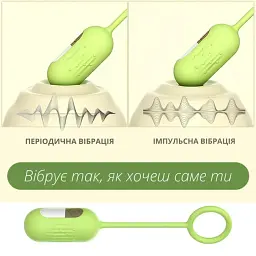 Вакуумний кліторальний стимулятор I’MCUM Secret AirPods Вібратор 2 в 1 у вигляді кейсу для навушників Зелений (7970379617679) - мініатюра 7