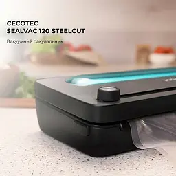 Вакуумний пакувальник Cecotec SealVac 120 SteelCut - мініатюра 3