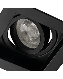 Кільце точкового світильника Kanlux 38365 ARET 1x10W IP20 чорне - мініатюра 2