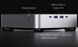 Неттоп Chuwi AuBox 8745, Silver, Ryzen 7 8745HS (8x3.8-4.9 GHz), 16Gb Windows 11 Pro, кріплення VESA у комплекті (CWI603) - мініатюра 4