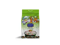 Рис Басматі білий Little India Extra Long 1121 Basmati Rice (зелений) 5 кг