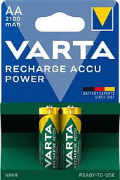 Акумулятор NI-MH Power AA 2100 мА•г 2шт VARTA teh0018517
