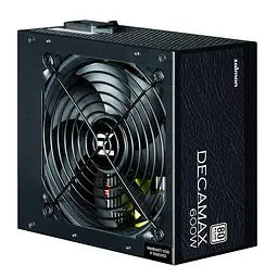 Блок живлення Zalman Decamax (600W) 85%, 80 Plus, 120мм, 1xMB 24pin(20+4), 1xCPU 8pin(4+4), 3xMolex, 6xSATA, 2xPCIe 8pin(6+2) - мініатюра 6