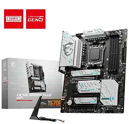 Материнська плата MSI X670E GAMING PLUS WIFI (X670E GAMING PLUS WIFI) (Socket AM5, AMD X670, ATX) Б/в - мініатюра 5