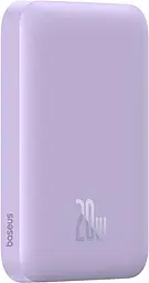 Портативний акумулятор Baseus Magnetic Mini Air Wireless 20W 6000mAh purple (P10059002513-00) - мініатюра 4