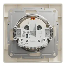 Розетка Schneider Electric ASFORA со штор. крем (EPH2900223) - мініатюра 8