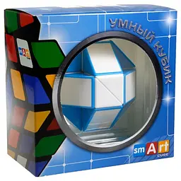 Змійка Рубіка Smart Cube біло-блакитна в коробці SCT401 - мініатюра 5