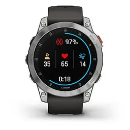 Смарт-годинник Garmin Epix Gen 2 Standard Edition 47 мм Slate Steel with Graphite Band 010-02582-00/01 [70947] - мініатюра 10