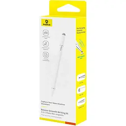 Стилус Baseus Smooth Writing III 3-in-1 Passive Stylus Non-magnetic Version Moon White (P80080804213-00) [162837] - мініатюра 3