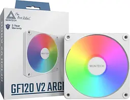 Вентилятор Montech GF120 V2 ARGB White