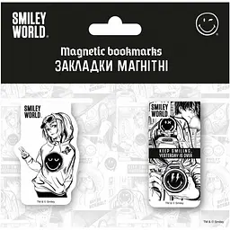 Закладки магнітні Yes Smiley World 2 шт. (708872)