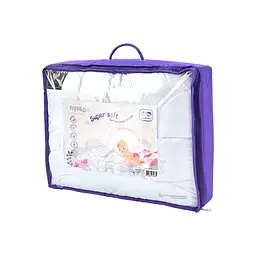 Ковдра дитяча в ліжечко Papaella Super Soft Classic 135х100 см біла (8-11863) - мініатюра 6