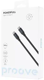 Кабель Proove PowerFull Type-C to Type-C 100W (1m) black (CCPF11002201) - мініатюра 3