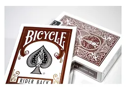 Карти гральні United States Playing Card Company Bicycle Rider Back Brown deck (02309) - мініатюра 3