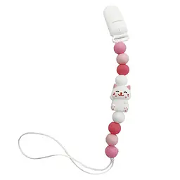 Силіконовий ланцюжок для пустушки Котик MegaZayka MGZ-0528-5