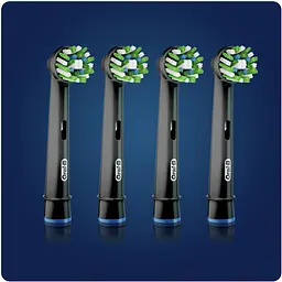 Насадки для електричної зубної щітки Oral-B Cross Action EB50 Black Edition 4 шт. - мініатюра 3
