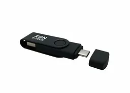 Флеш-накопичувач XON FlashDrive DuoConnect 256GB (USB 3.0 + USB Type-C) Чорний (FX3DR256PB 7553) - мініатюра 5