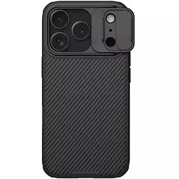 Карбонова накладка Nillkin CamShield Pro Magnetic для Apple iPhone 17 Pro (6.3) Black - мініатюра 2