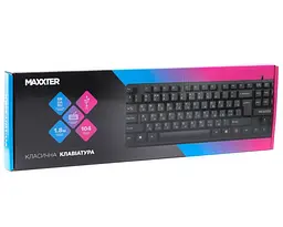 Клавіатура Maxxter Black (KBM-U01-UA)