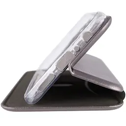 Шкіряний чохол-книжка Classy для Xiaomi Redmi 13C / Poco C65 Сірий - мініатюра 2
