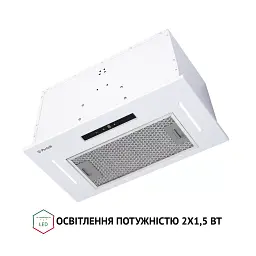 Витяжка повновбудована Perfelli BIS 5653 WH 1000 LED - мініатюра 6