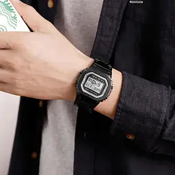 Наручний годинник Skmei 1456 Black, 1456BK (17134) - мініатюра 2